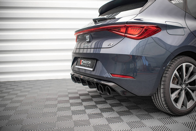 Dokładka Tylna + Atrapa Wydechu Maxton Seat Leon FR Hatchback Mk4