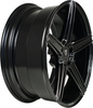 Felga aluminiowa 22" mbDESIGN KV1 22x10 ET40 5x120 Czarny połysk
