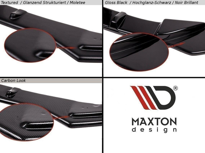 Splitter przedni Maxton V1 Lexus IS MK2 (czarny połysk)