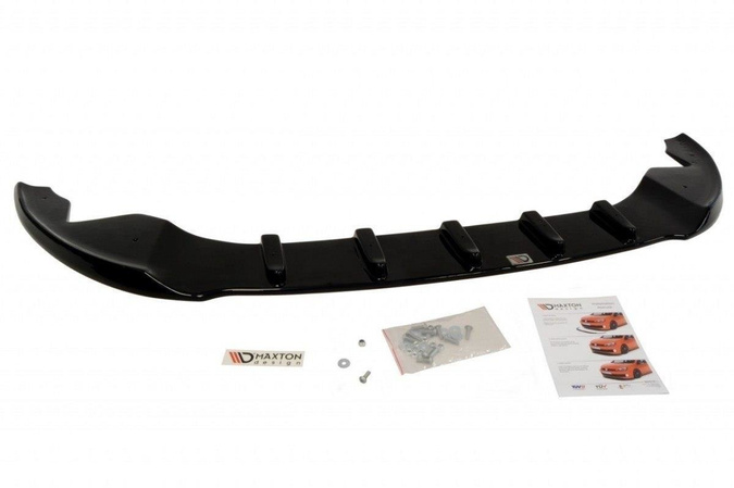 Splitter przedni Maxton Nissan Qashqai Polift (czarny połysk)