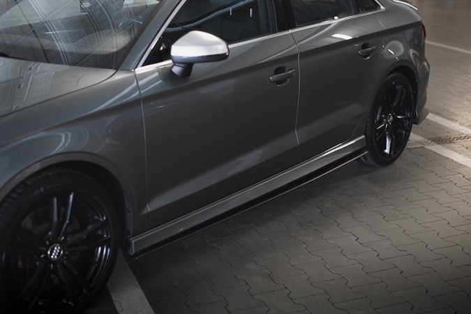 Dokładki progów Street Pro Maxton Audi S3 / A3 S-Line Sedan 8V