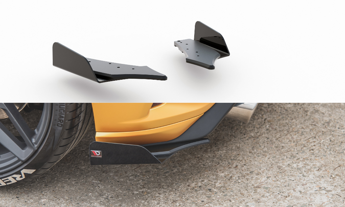 Splittery Tylne Boczne Racing Durability + Flaps Maxton Ford Focus ST Mk4