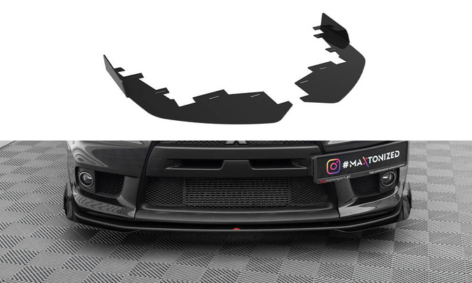 Flapsy Przednie Maxton Mitsubishi Lancer EVO X