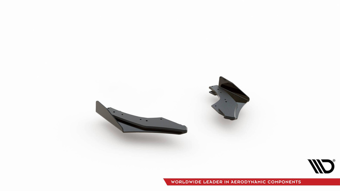 Splittery Tylne Boczne Racing Durability + Flaps Maxton Volkswagen Golf 8 GTI Clubsport