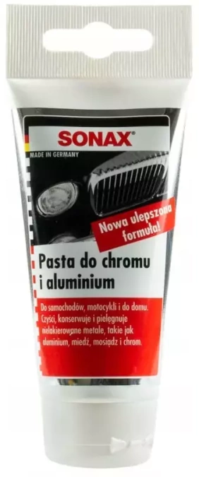 SONAX PASTA DO POLEROWANIA CHROMU I ALUMINIUM 75ML