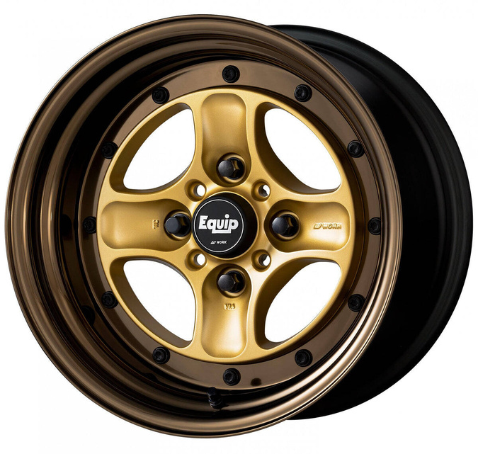 Felga aluminiowa Work Wheels EQUIP 40 15" Sprint Gold(SGL)