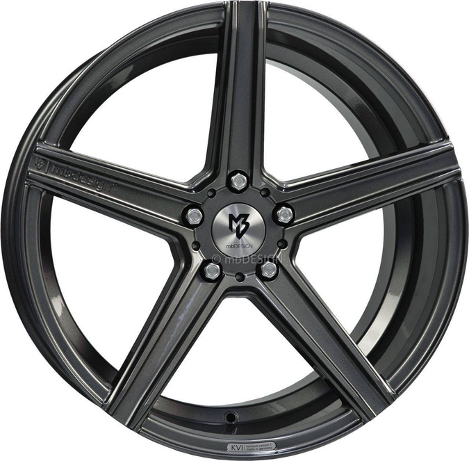 Felga aluminiowa 22" mbDESIGN KV1 22x10 ET20 5x115 Szary połysk