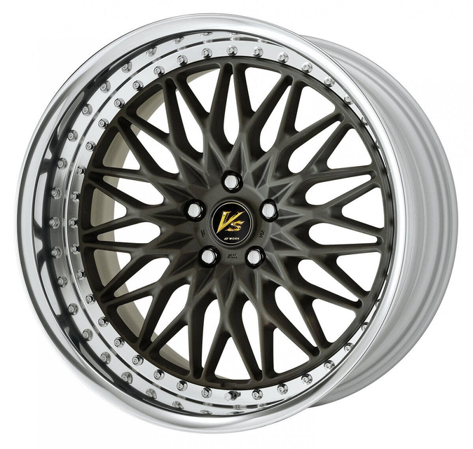 Felga aluminiowa Work Wheels VS XV 20" STEP RIM Brilliant Silver Black(BSB)