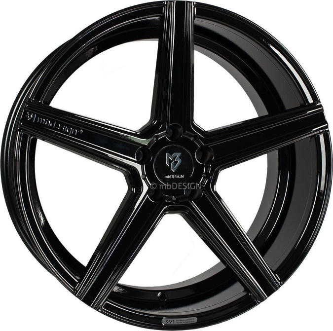 Felga aluminiowa 22" mbDESIGN KV1 22x10 ET40 5x120 Czarny połysk