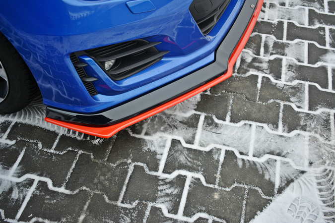 Przedni splitter Maxton V5 Subaru BRZ Polift (czarny połysk)
