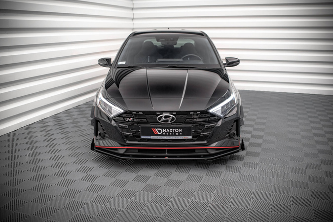 Splitter Przedni Street Pro V.1  + Flaps Maxton Hyundai I20 N Mk3
