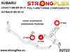 Tuleja wahacza przedniego przednia SPORT Tribeca B9 (06-14) WX Forester Impreza Legacy/Outback Levorg (14-20) VM XV / Crosstrek WRX STI (14-22) VA Exiga (09-14) YA
