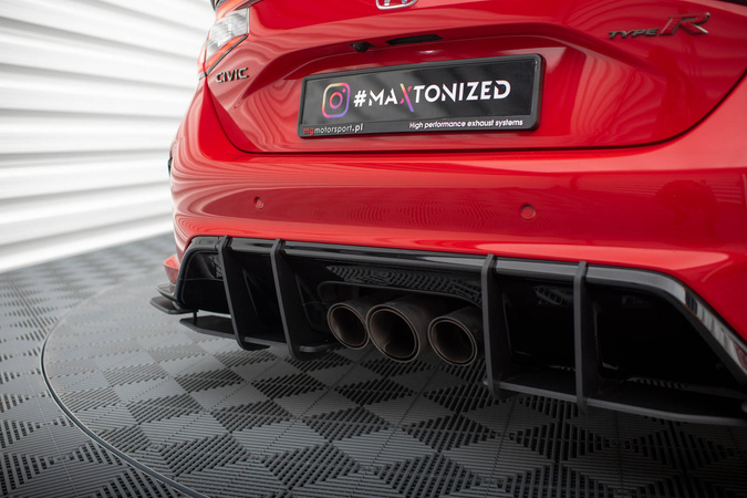 Splittery Tylne Boczne Street Pro + Flaps Maxton Honda Civic Type-R Mk 11