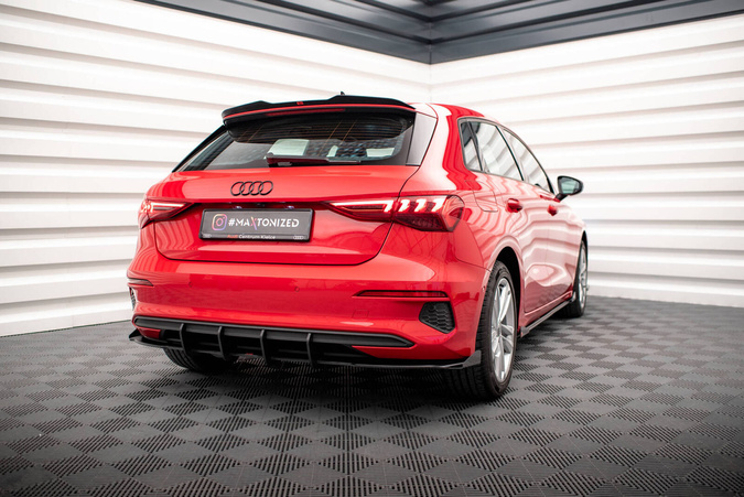Dokładka Tylna Street Pro + Flaps Maxton Audi A3 Sportback 8Y