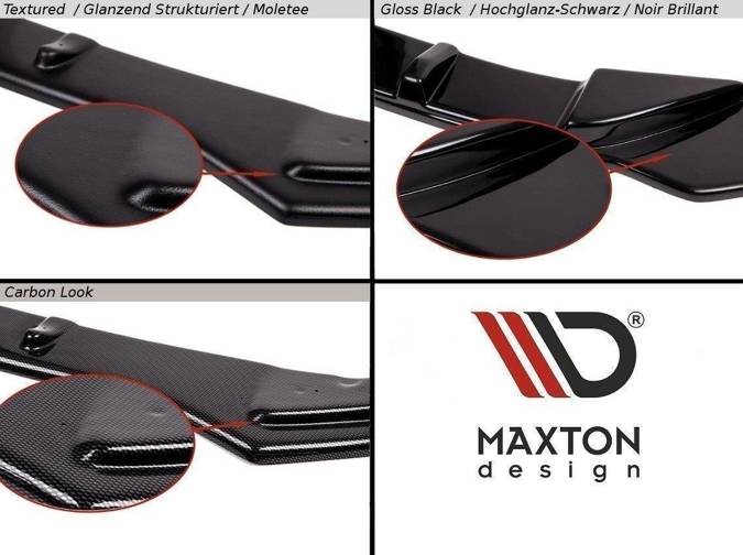 Dokładki progów Maxton Volkswagen Golf MK7 Standard (czarny połysk)