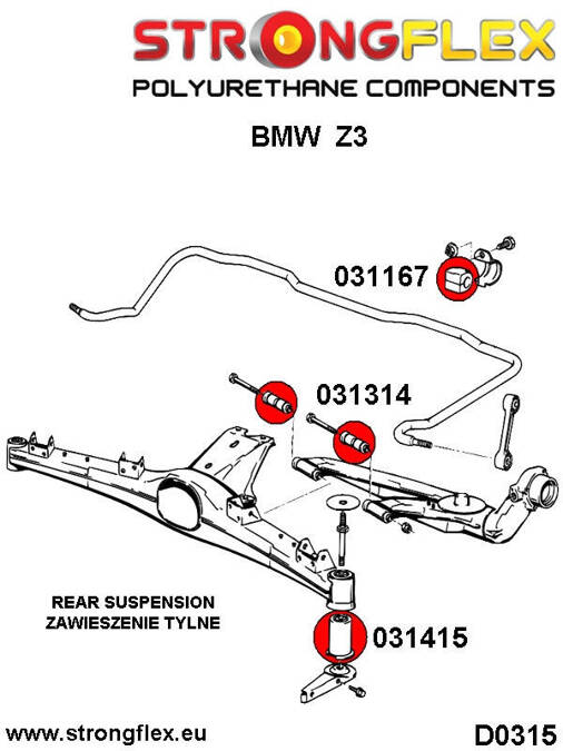 Kompletny zestaw zawieszenia SPORT BMW Z3 94-02
