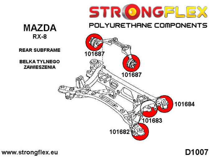 Kompletny zestaw zawieszenia SPORT Mazda RX-8 (03-12) SE3P